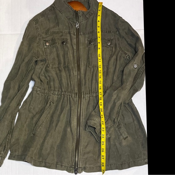 Treasure & Bond Linen Lyocell Blend Utility Jacket - Picture 6 of 7